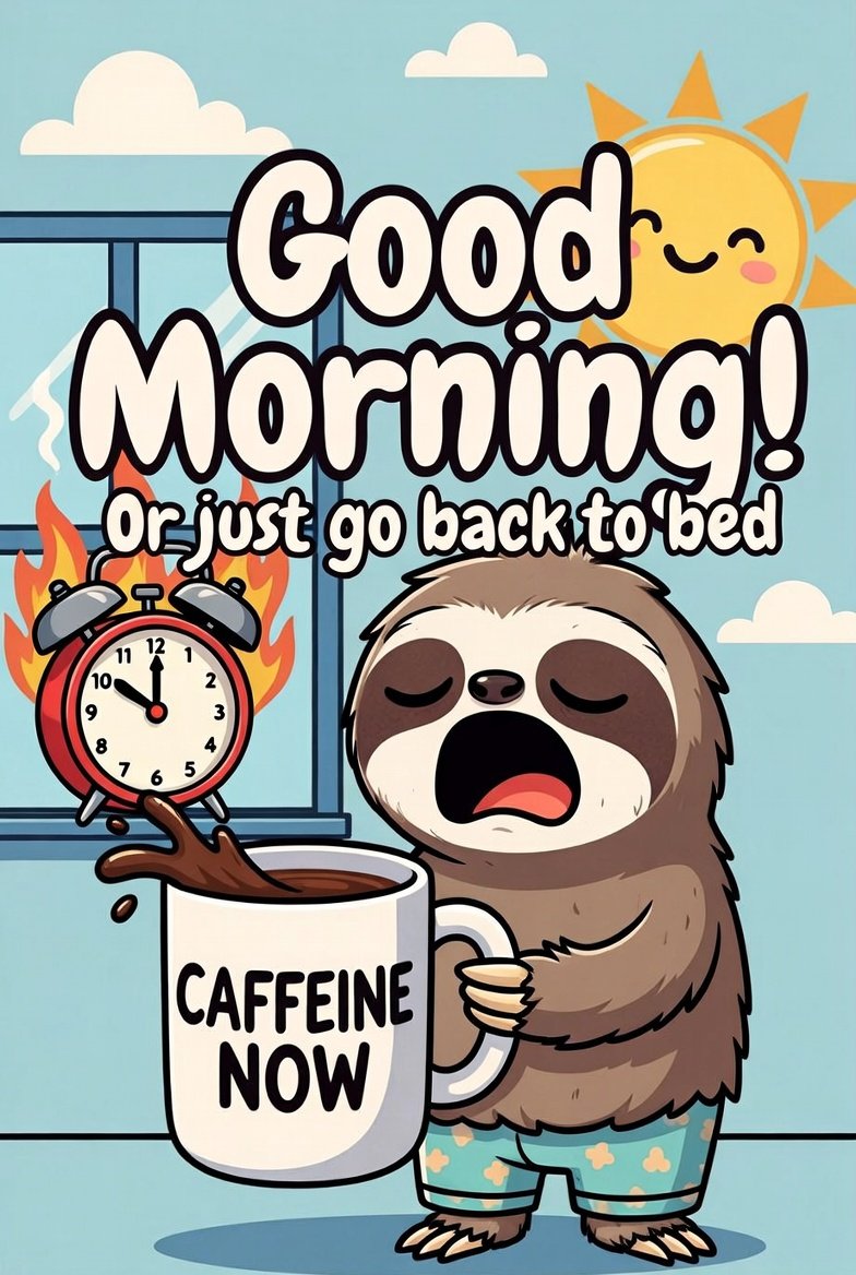 Good morning everyone. Here's to a good Monday. ☕🇺🇸