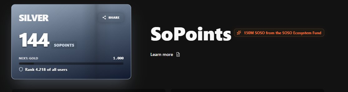 My Sopoint <a href="/sodex_official/">SoDEX</a> 
And you??