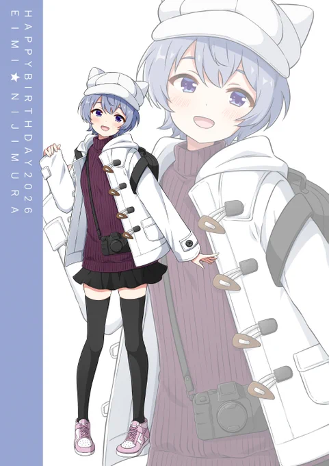 本日3月3日は「虹村映美」の誕生日 今年もいろんなシャッターチャンスを追いかける映美です おめでとうー!HAPPY BIRTHDAY 映美 #虹村映美生誕祭2026 #創彩少女庭園