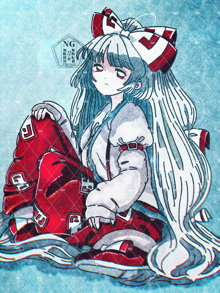 妹紅ちゃん🔥過去絵
#藤原妹紅
#東方