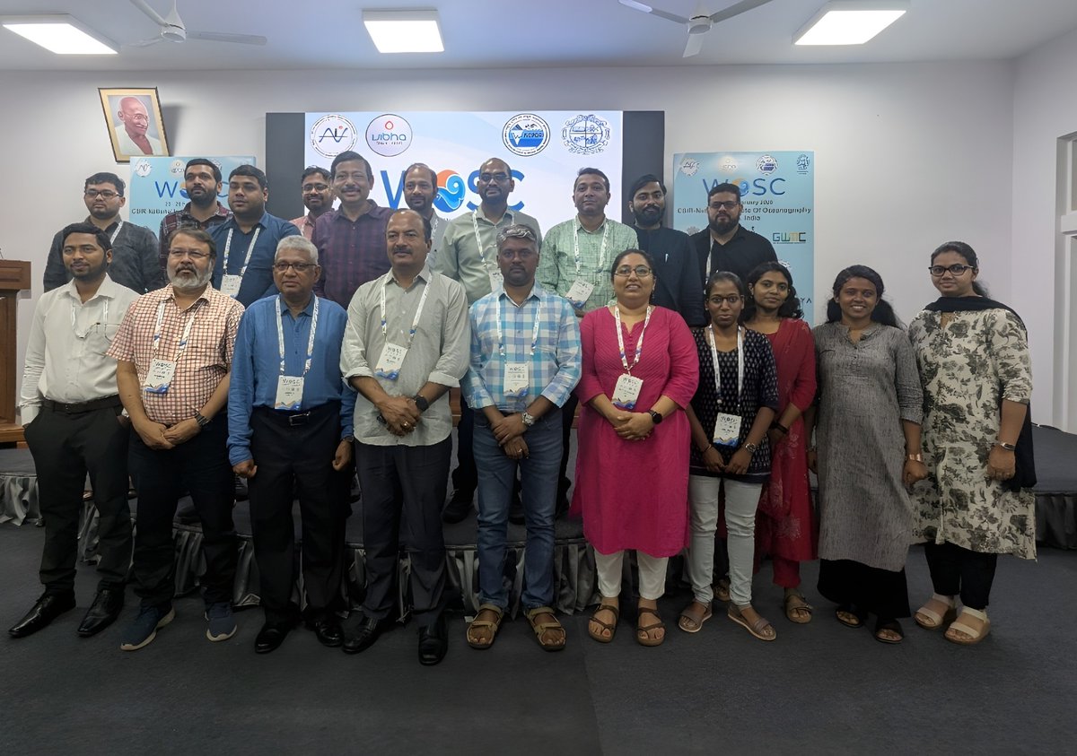 ncaor_goa's tweet image. Charting Responsible Pathways for Deep-Sea Resources
A thematic session on ‘Exploration and Environmental Studies of Deep-Sea Minerals’ was organised by NCPOR’s Marine Geosciences &amp;amp; Exploration Group at the World Ocean Science Congress 2026 (#WOSC), hosted by CSIR-National