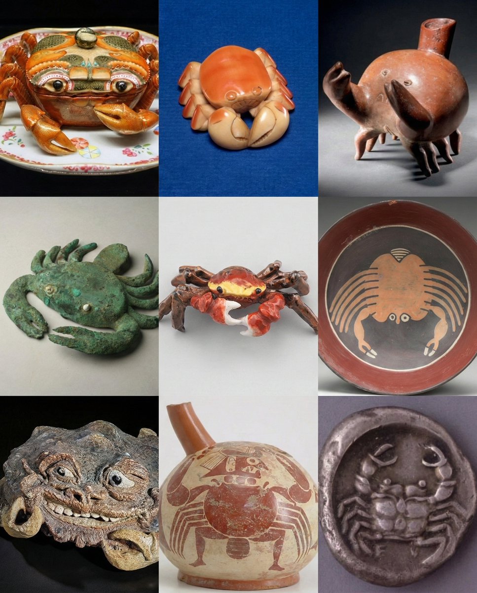 ジャパンにおいては見事な真葛焼のカニ工芸からカニ獣人大切断演芸まで