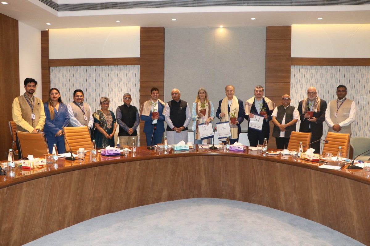rmponweb's tweet photo. Strengthening India-Italy Ties at Rambhau Mhalgi Prabodhini - Knowledge excellence center (RMP-KEC) ! 

A high-level delegation of Members of Parliament from the Italian Republic visited Rambhau Mhalgi Prabodhini - Knowledge excellence center! during their Mumbai visit today. The visit marked a significant step in fostering international cooperation and democratic dialogue.

Italian Delegation:
* Lorenzo Cesa: Chair, Sub-Committee on NATO Partnerships.
* Paolo Formentini: Co-Chair, IMEC Inter-Parliamentary Group.
* Simona Malpezzi: Member, Senate of the Republic (Italy).

RMP-KEC Delegation :
* Dr. Vinay Sahasrabuddhe: Vice Chairman.
* Vinod Pawar: Secretary.
* Mrunalini Nanivadekar : General Body Member.
* Abhiram Ghadyalpatil: Executive Director.
* Dr. Prakash Awde: CEO
* Suraj Avhad : Program Head
* Naitik Muley : Senior Consultant, Delhi
* Harshad Panse : Officer Media & Digital

Key Highlights of the Visit:
* Global Realities: Insightful exchange of views on changing global dynamics and the evolving role of democratic polities.
* Governance Excellence: Focused discussions on the vital importance of building governance capacities for the future.
* Sustainable Infrastructure: The delegation lauded the RMP - KEC campus for its design based on sustainability and confluence with nature.
* Global Inspiration: Impressed by the academy's goals, the MPs emphasized the need for a similar institution in Italy.
* Future Roadmap: Both delegations agreed to strengthen civil society cooperation and continue these valuable exchanges.

#RMPKEC #IndiaItalyRelations #Governance #Sustainability #DemocraticPolities #MumbaiVisit #Diplomacy
@abhiramgpatil @BJP4India @NitinNabin @Vinay1011 @Dev_Fadnavis @narendramodi @blsanthosh @SurajAvhad92 @NITIAayog @PMOIndia @MEAIndia @naitikmuley @L_Cesa @PaoloFormentin1 @SimonaMalpezzi @ItalyinIndia @EmbassyItaly @migratorscave