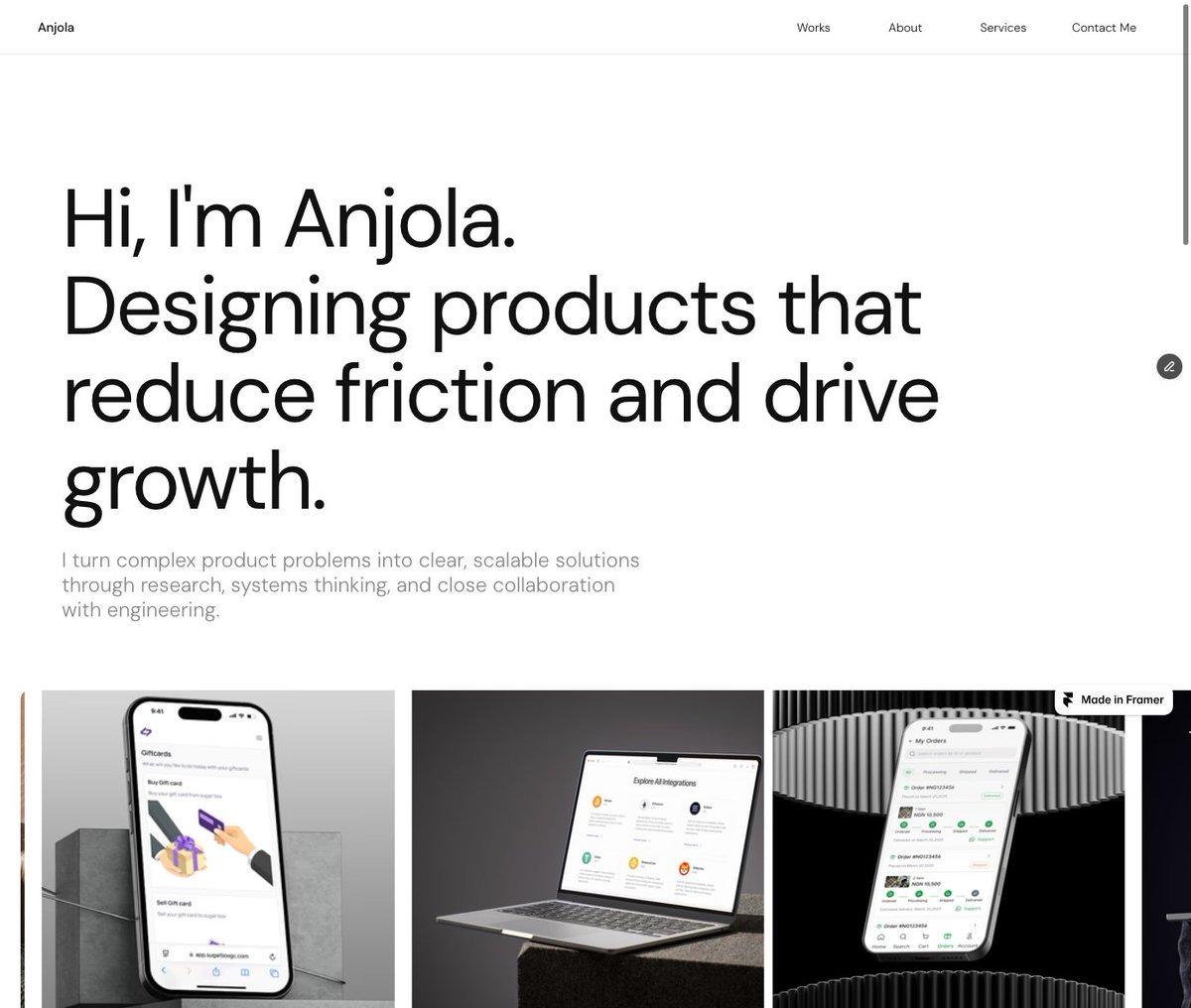Anjola 🌺❤️ | UIUX designer | Framer developer tweet media