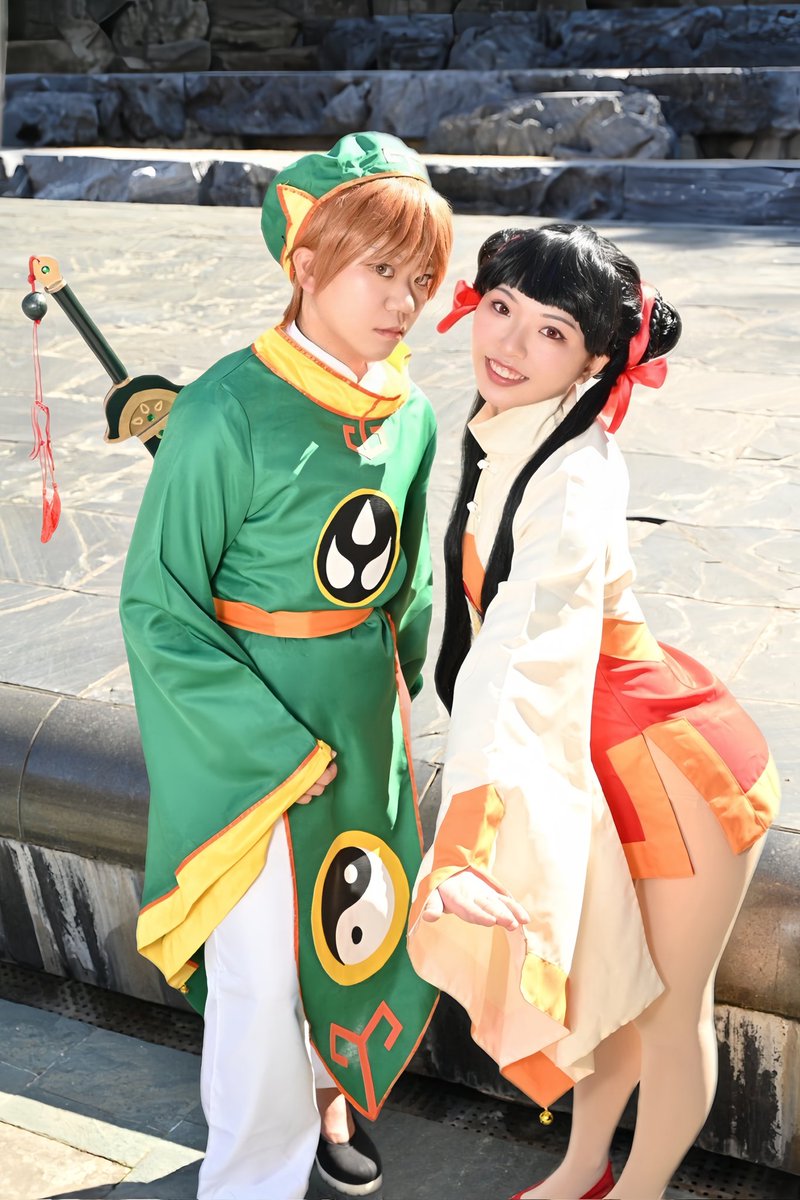 okuta02's tweet photo. ⚠️cosplay⚠️

カ.ー.ド.キ.ャ.プ.タ.ー.さ.く.ら　　　

李.苺.鈴→@hyou_rinrin 
李.小.狼→白蓮

カメラマン様→@M9mii13zH https://t.co/SwoAA8zUbq