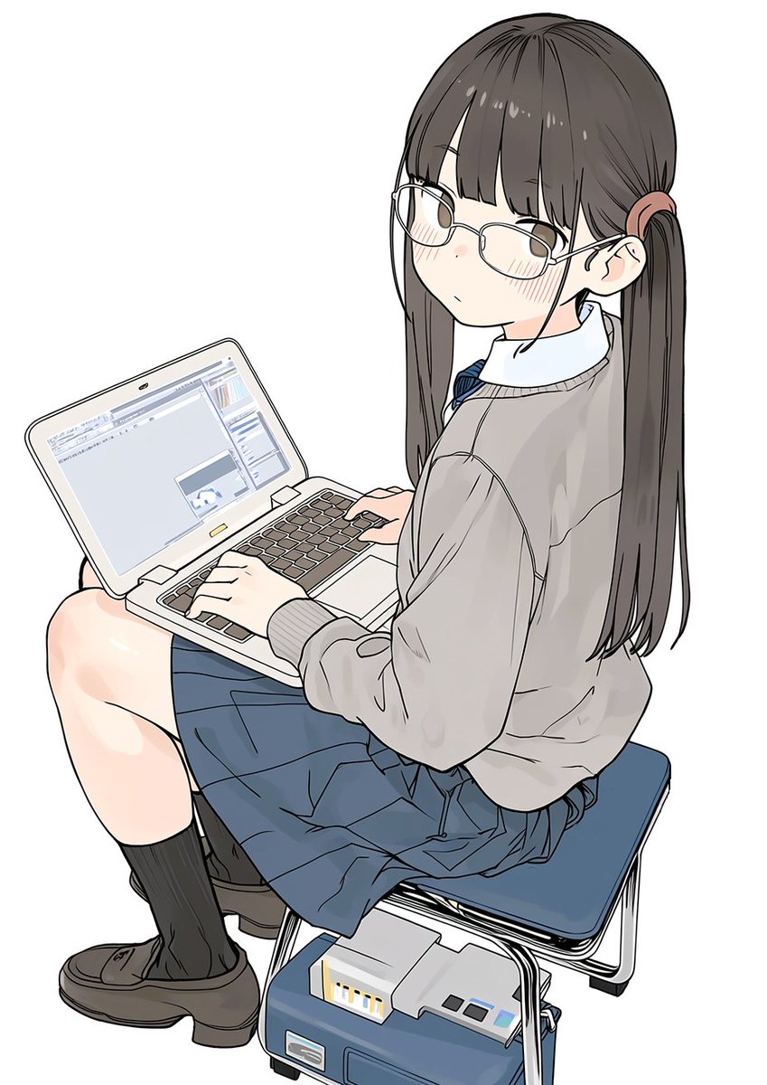 『パソコン女子物語』
ノートパソコン