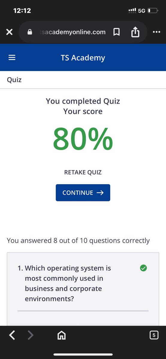 iamdammy010's tweet image. Just scored 80% on my cybersecurity quiz 🔐🔥 
Still learning, still growing. #CyberSecurity #Beginner #Tsacademy