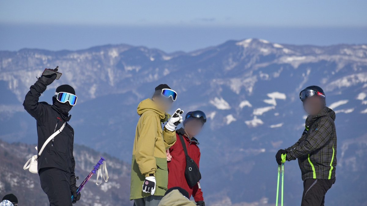 スキー・スノボ旅 大勢でスキー場行くの初めてだったけど、みんなで