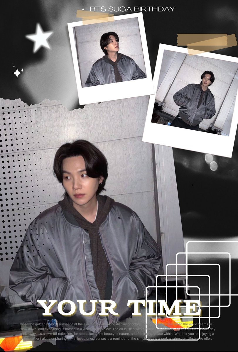 🩶 YOURTIME ⸜❤︎⸝ BTS SUGA ユンギ センイル ⸜❤︎⸝ カプホ