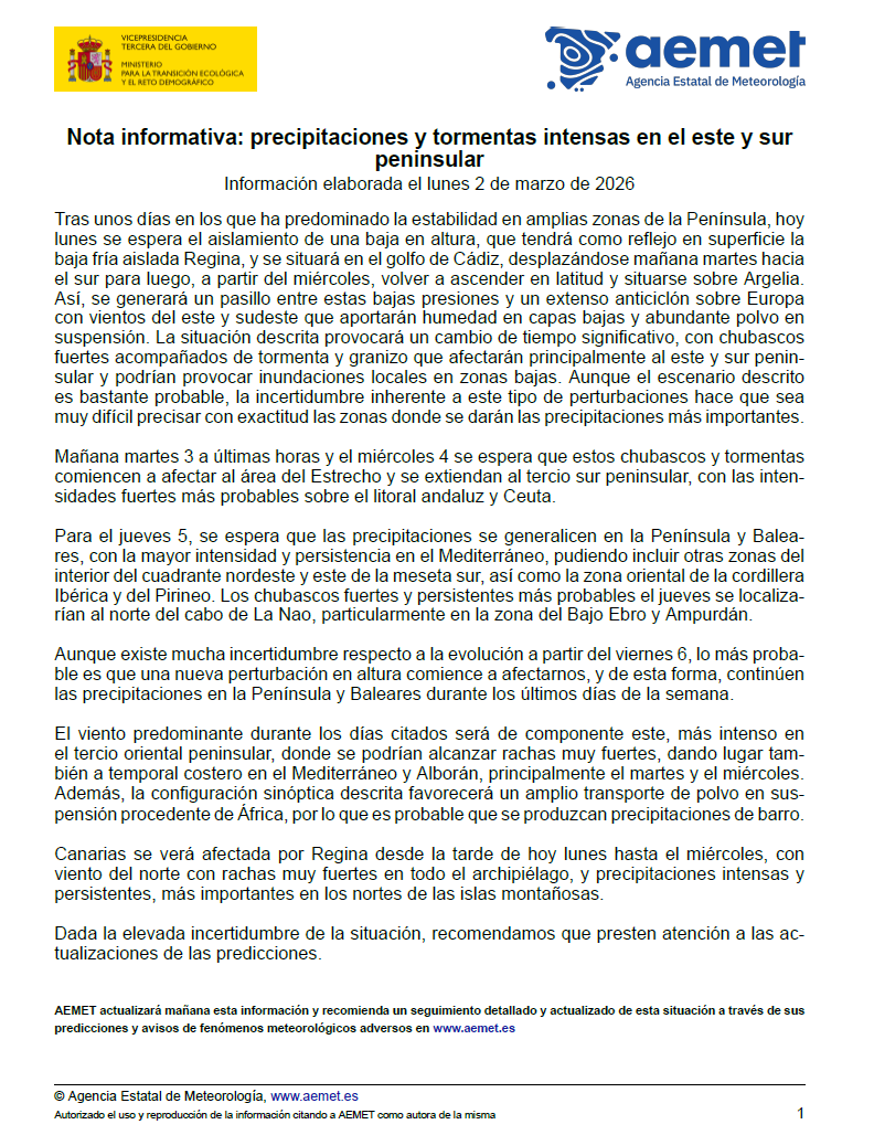 AEMET Comunitat Valenciana tweet media
