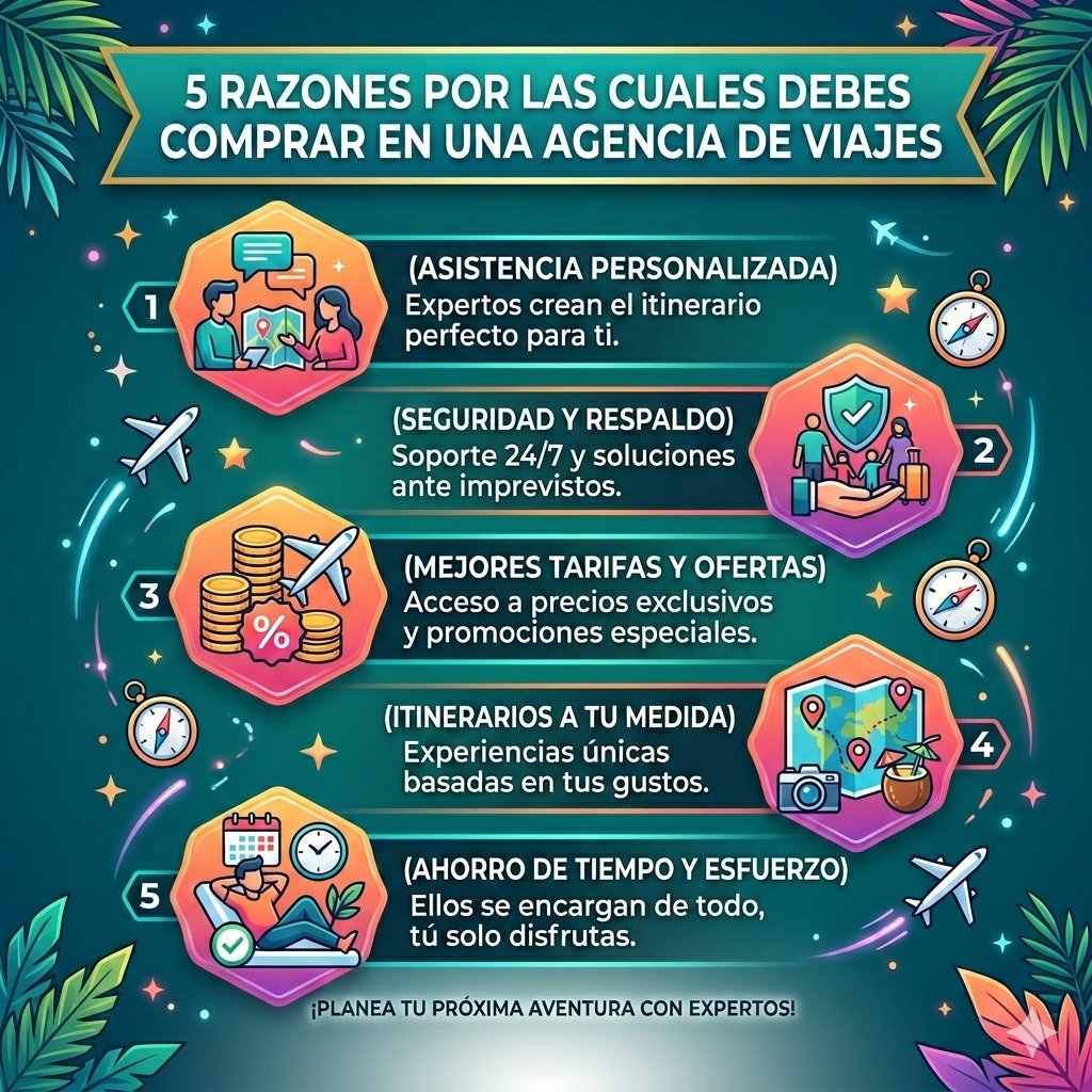 Por qué debería comprar en una agencia de viajes? Aquí te dejamos 5 razones viajero ✈️😎✌️♥️
#sgtour #agenciadeviajes #Guayaquil #machala #Ecuador