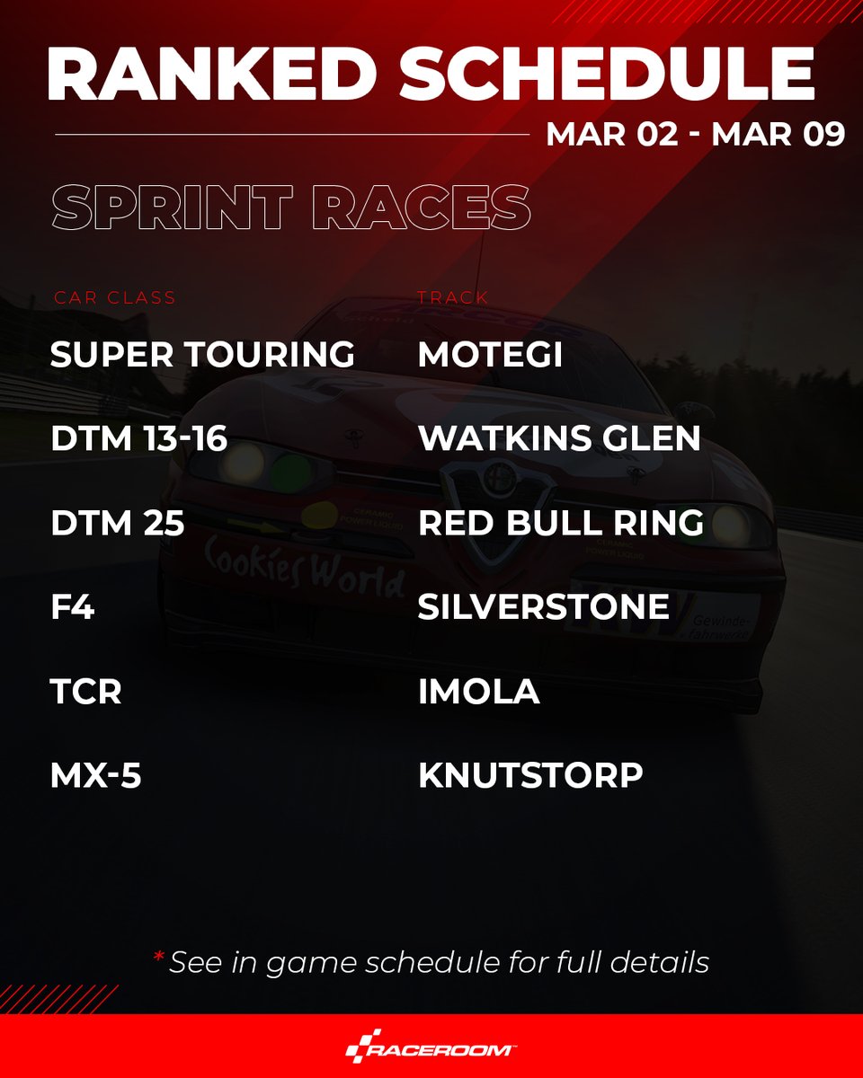 RaceRoom tweet media