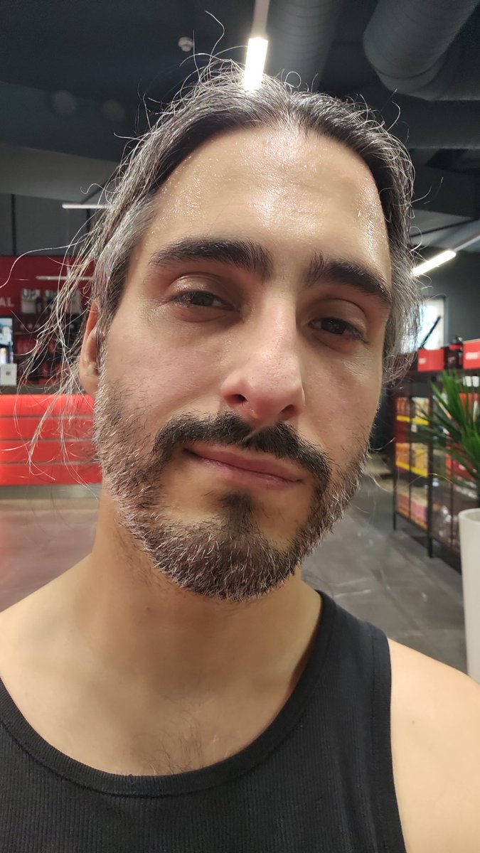 Erschöpft und verschwitzt. 😬😜