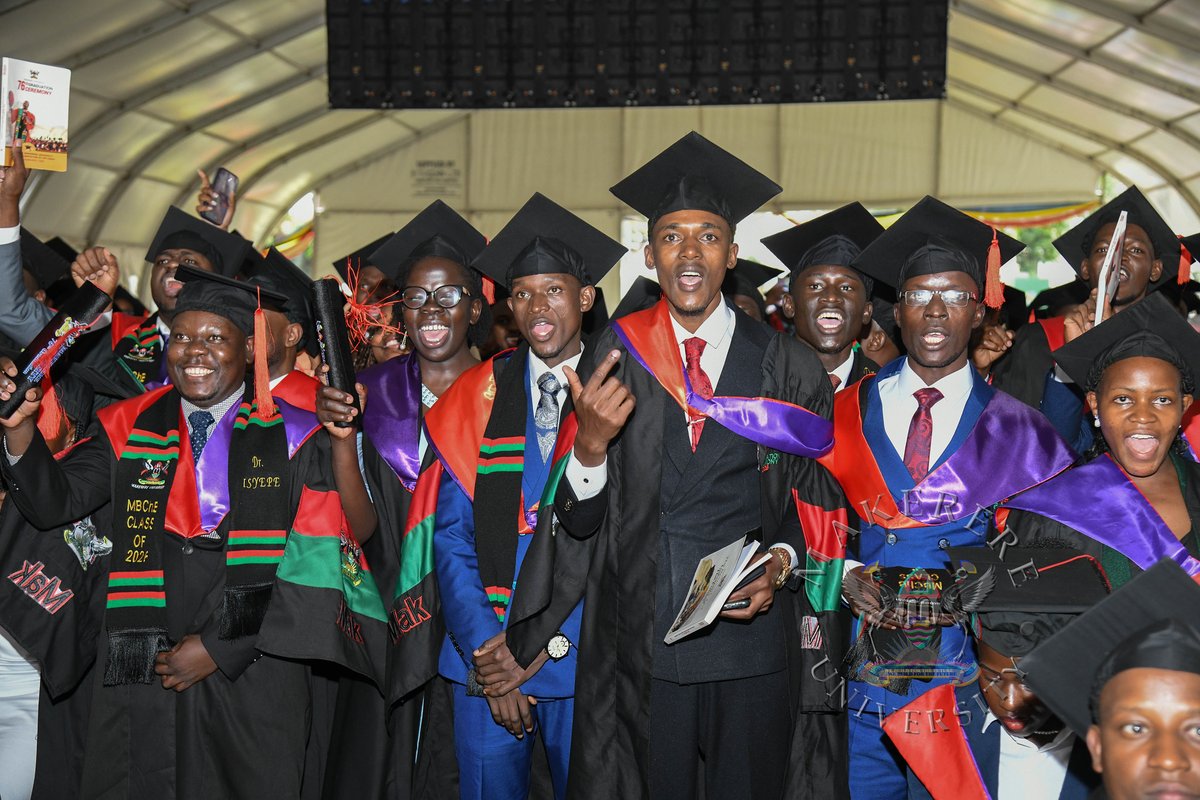 Makerere's tweet photo. The #Mak76thGrad was a momentous celebration of achievement, resilience, and bright futures! 

Held at the iconic Freedom Square from 24th-27th February, 2026, graduands from across colleges proudly donned their academic gowns, received their degrees, and marked the culmination of years of hard work amid inspiring addresses and honorary recognitions.

🎓Congratulations to the Class of 2026!🎓

Your dedication inspires us all and strengthens our commitment continue nurturing leaders who transform Uganda and the world.

Here are a few highlights of the joy, color, and grandeur of the event.

View full album: https://t.co/KNmNRX6XzW

@DrCWCBKiyonga @MagaraLorna @ProfNawangwe @SsaliSarah @alumn_mak @OfficialMubs