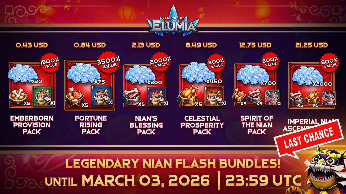 Legends of Elumia tweet media