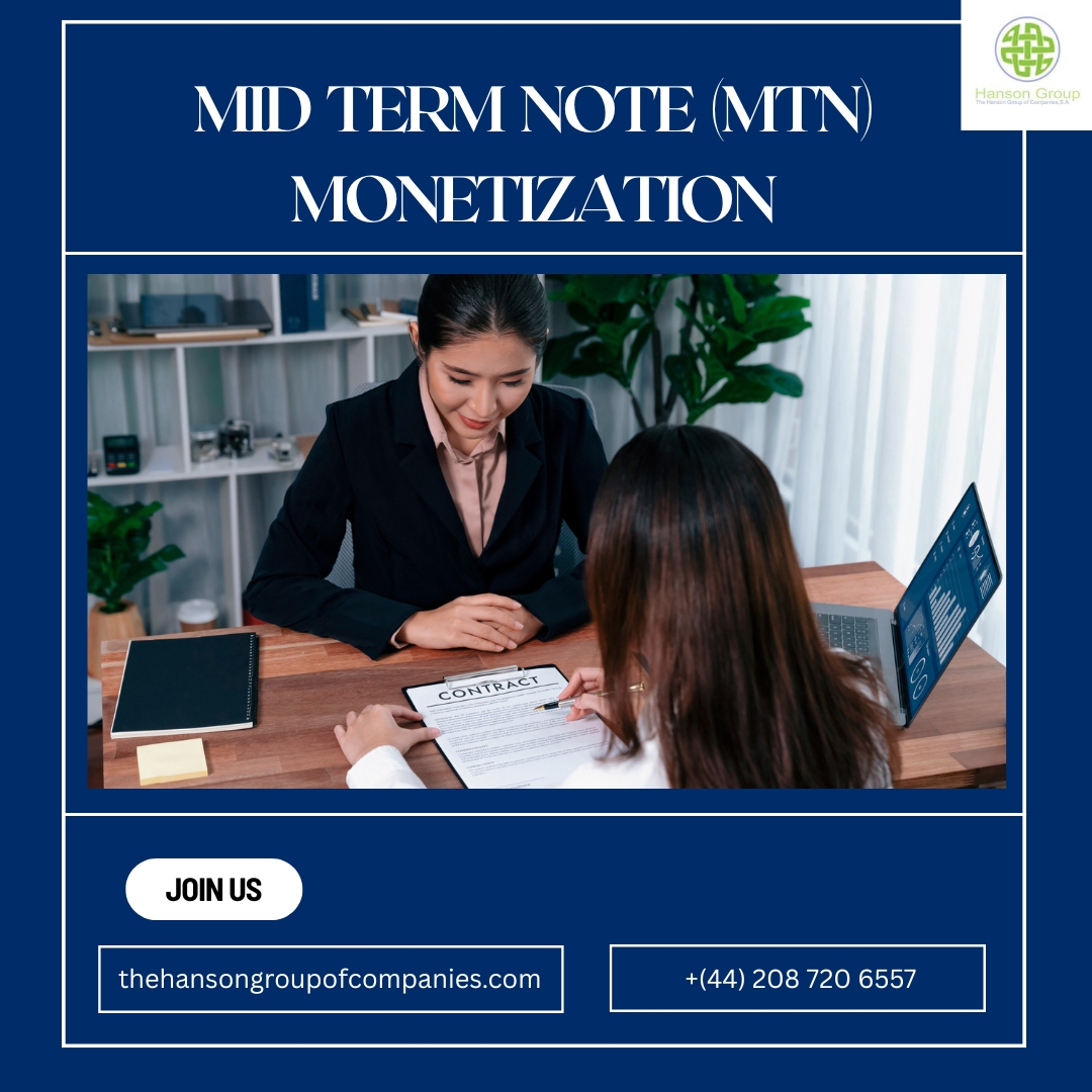 GroupHanson's tweet photo. Mid Term Note (MTN) Monetization transforms leased MTNs into project funding via recourse or non-recourse loans, with no upfront fees required. Clients receive negotiated financing backed by bank instruments like MTNs, using networks.

#MTN #Financing #Loan #ProjectFunding https://t.co/odQaidZAen