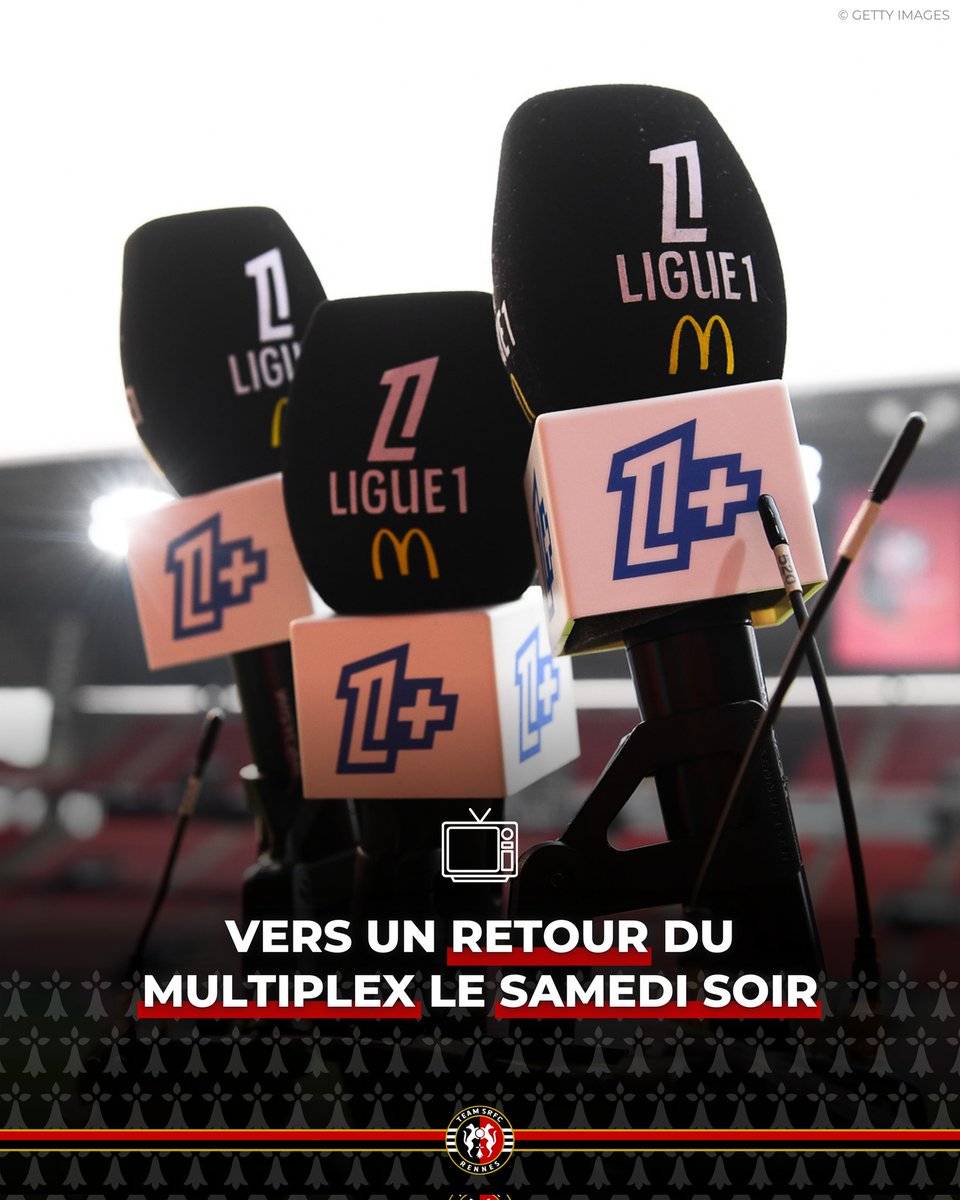 team_srfc's tweet photo. #DiffusionTV
📺 Selon les informations de @lequipe, Ligue 1+ devrait proposer, à partir de la saison prochaine, le retour du multiplex le samedi soir (horaire à confirmer) avec 3 ou 4 matchs diffusés en simultané. ⚽️ https://t.co/IYtO4ULl7h