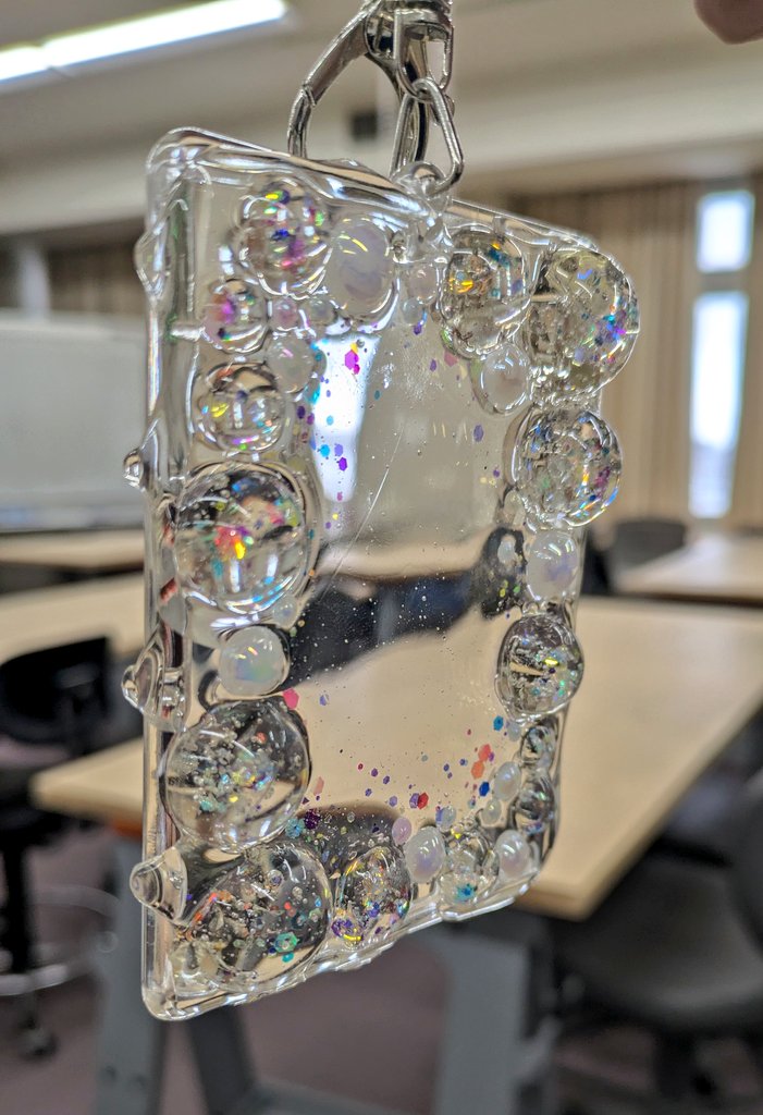 今日作ったバブルなフォトフレーム