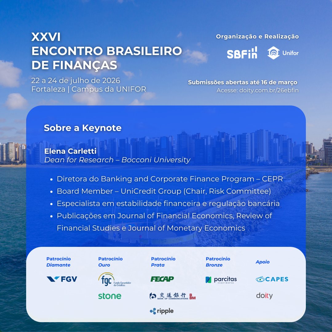 Sociedade Brasileira de Finanças (SBFin) tweet media