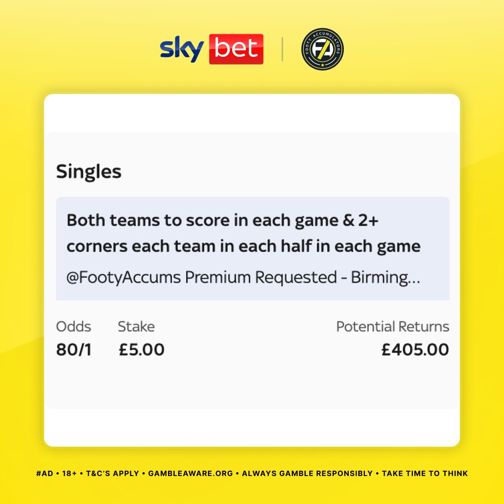 Footy Accumulators tweet media