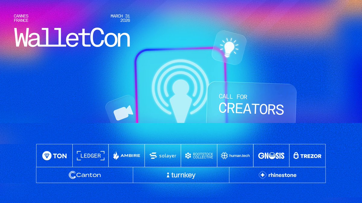 WalletCon is looking for creators!

Are you coming to WalletCon (March 31, Cannes)?

Do you love creating video content for X and LinkedIn?

Then this is for you.

See more and apply via the form in below (paid project).