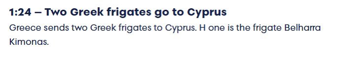 FaytuksNetwork's tweet photo. NEW: Greece is sending two frigates to Cyprus, according to reports. One of the vessels is the frigate Kimonas (Belharra class) - philenews https://t.co/fxj5p0C64Z