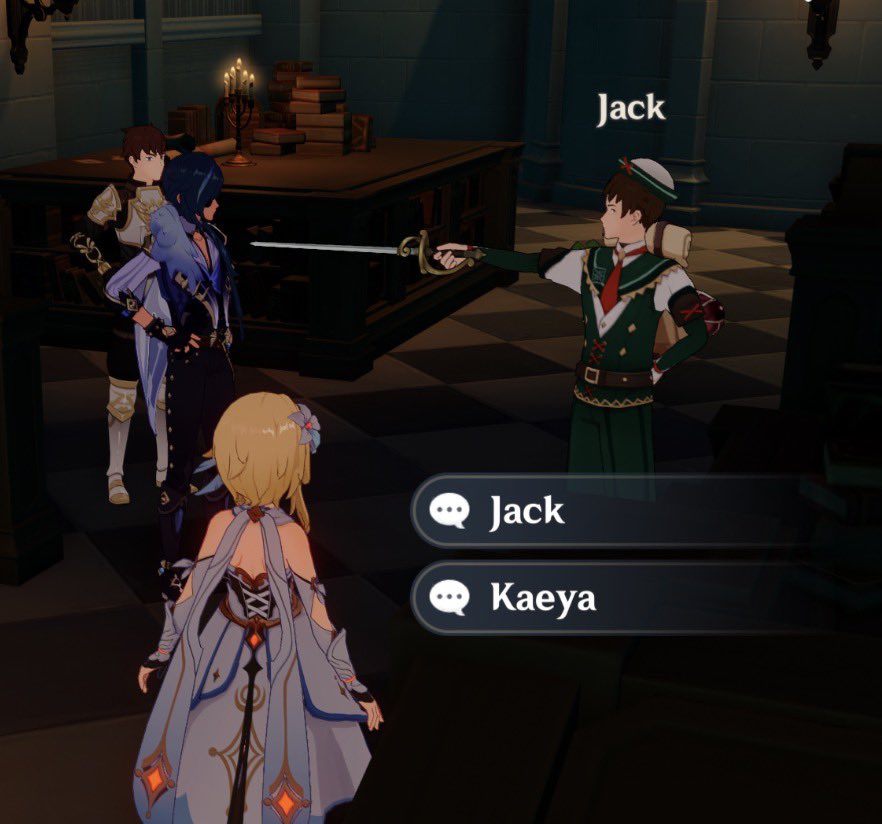 Kaeya had one line!!!!! LETS GOOO