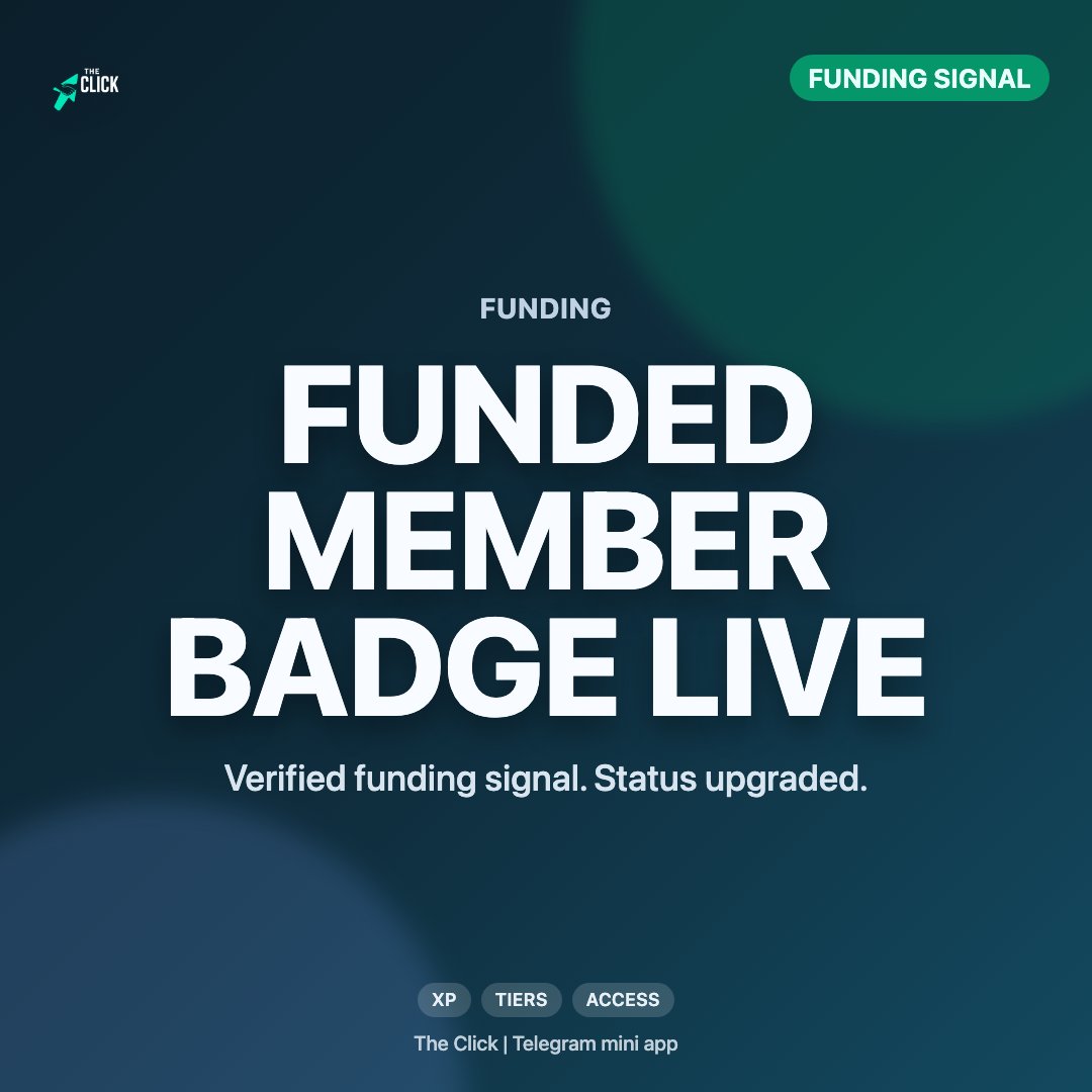Members who now deposit on Xtera receive the exclusive funded member badge live in the mini app.
