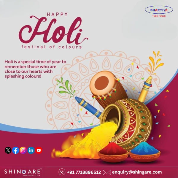 ShingareIndust's tweet photo. This Holi, let's celebrate the vibrant spirit of teamwork, growth and new beginnings.

Wishing you a colorful and successful year ahead!

#holicelebration 
#holi #happyholi2026 #holikadahan #holikadahan🔥 #tubetools #boltingsolutions #shingreindustries #bhartiyaindustries https://t.co/jAdUOb4DRZ