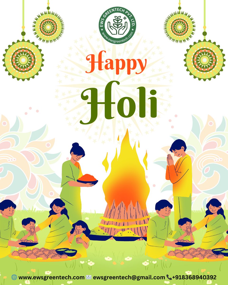 ewsgreentech's tweet photo. Wishing you a blessed Holika Dahan 2026 filled with positivity, peace and prosperity.
#holikadahan2026 #Holika #Holi2026 #Holi https://t.co/Uh5MHfuNXv