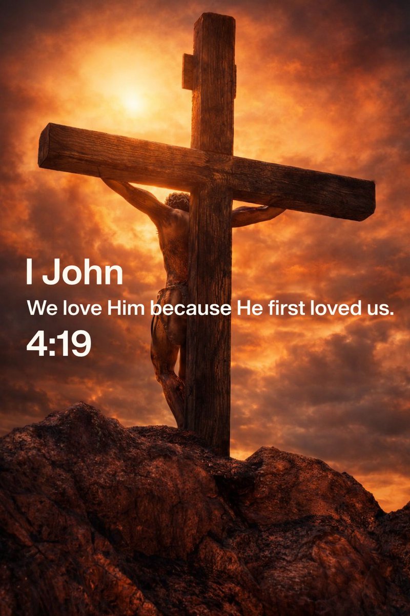 1 John 4:19

We love Him because He first loved us .