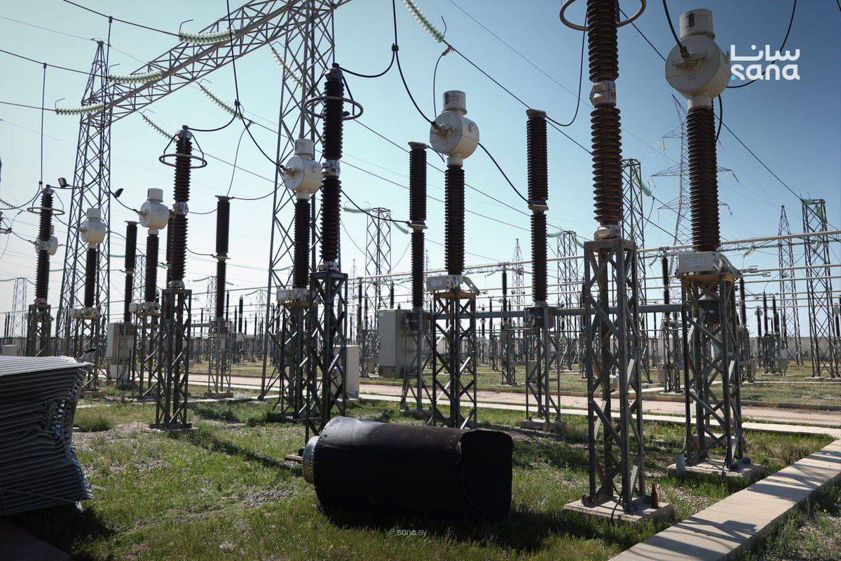 markito0171's tweet image. 🇮🇷🚀 debris fell on Al-Utaibah substation #Damascus