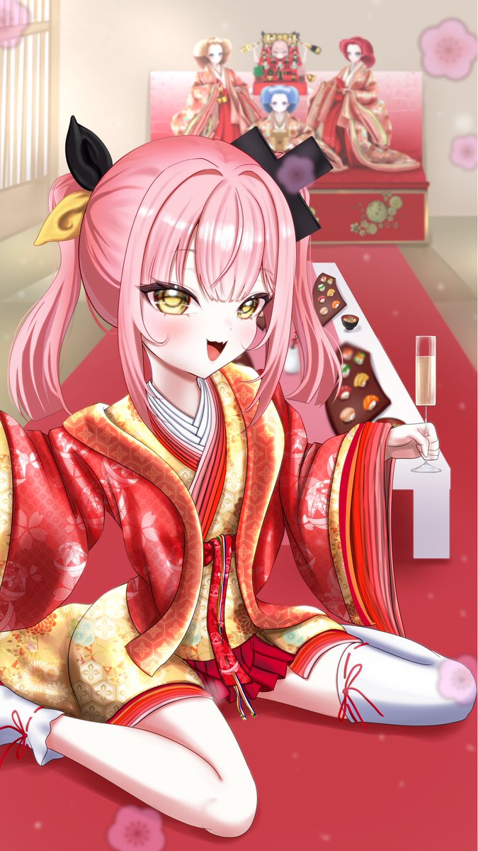 Peke, Doll's Festival2026 🌸(ひな祭り:Hinamatsuri)🌸 ＃ペケの自由帳