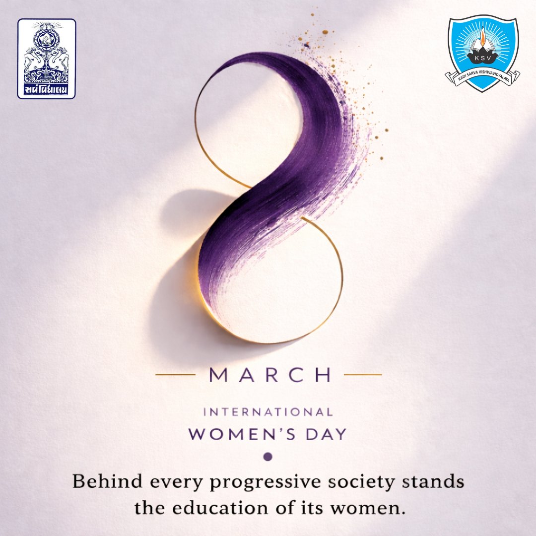 Behind every progressive society stands the education of its women. Happy Women's Day!