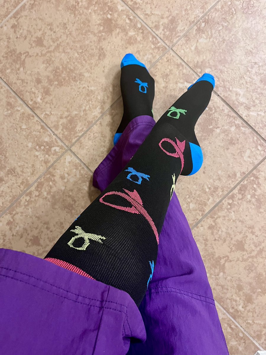 SweetSocks13's tweet image. Me feet and legs need some compression today. 
#compressionsocks #socks