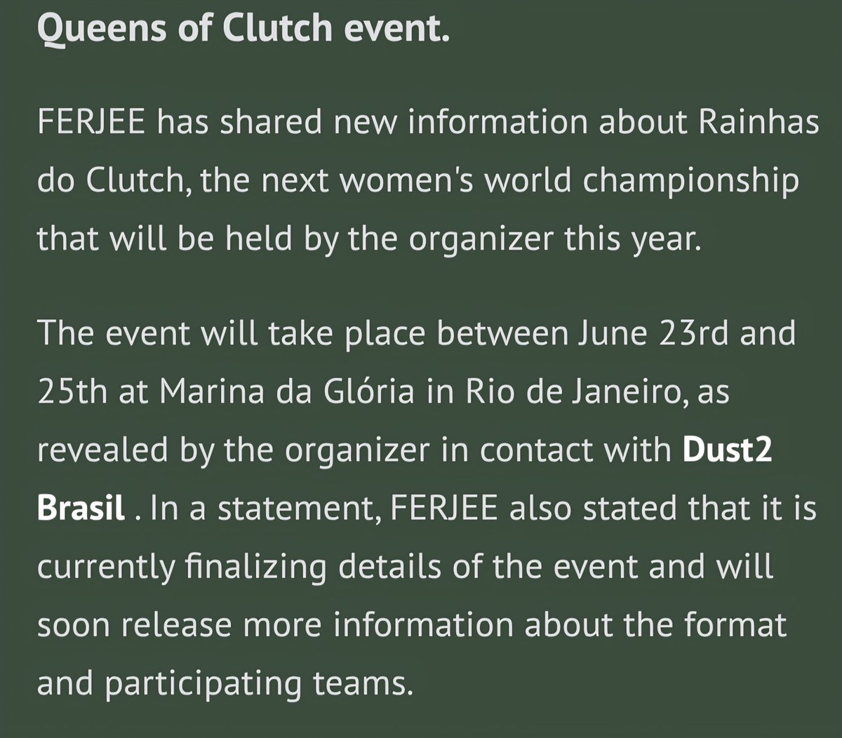 Guess I need to work on my Portuguese! (And working enough to fund a trip to Brazil 🇧🇷)