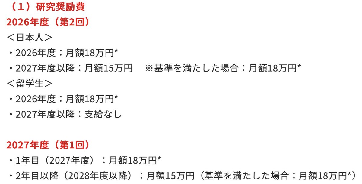 integ628's tweet photo. 名大のSPRINGは日本人も生活費支援減額するらしい
理由が留学生の支援打ち切り以上に全く意味不明
https://t.co/Y1TKEqAhI2 https://t.co/lhBDtijVA8