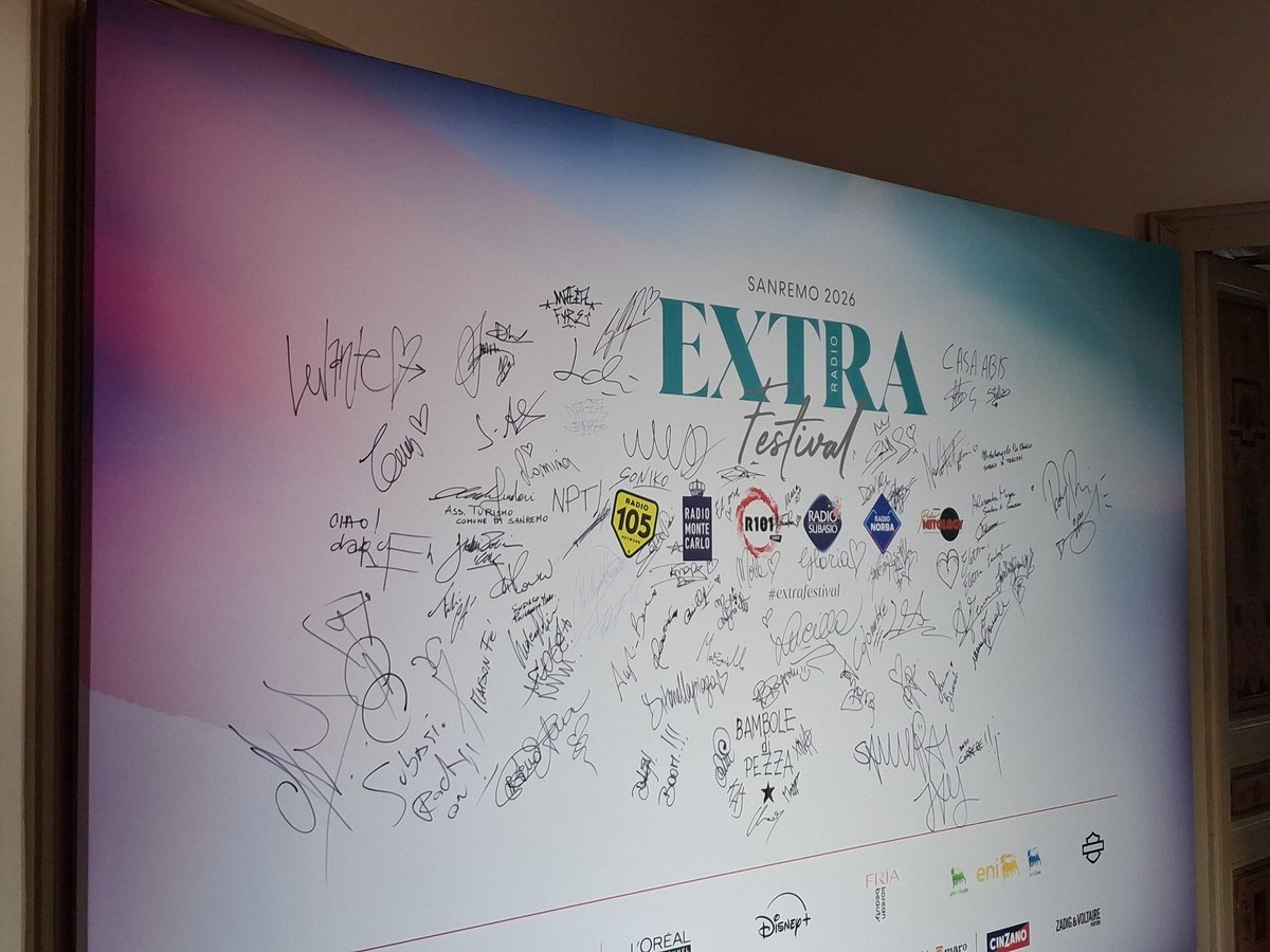 Le radio Mediaset a #Sanremo2026!