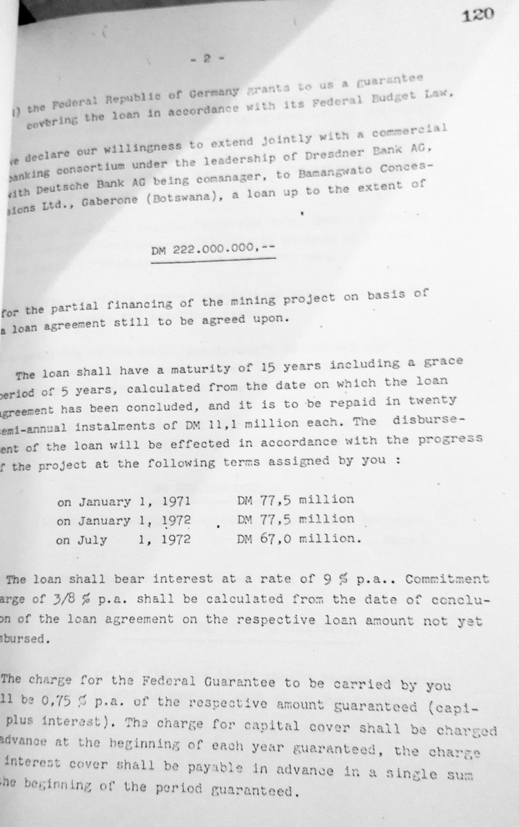What I am reading here is depressing. So called Botswana independence allowed the government to swindle citizens through alleged MoU for mineral rights. 

The government moved to allow 3 companies under one authority registered in one building to make deals with the same