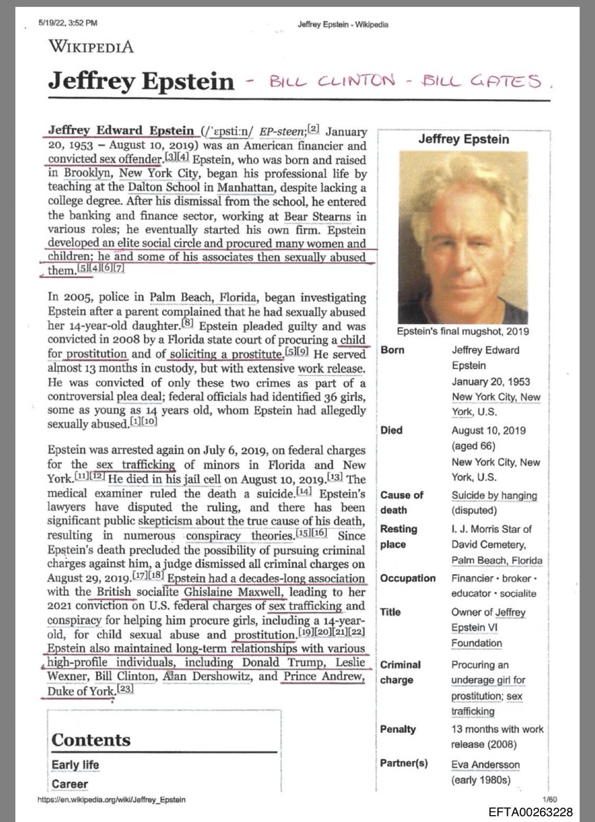 florindambrogio's tweet image. MERCATO NERO
ABUSI SESSUALI
PROSTITUZIONE
DROGA

J #Epstein 
G #Maxwell 
B #Clinton
B #Gates
D #Trump

#EpsteinFiles