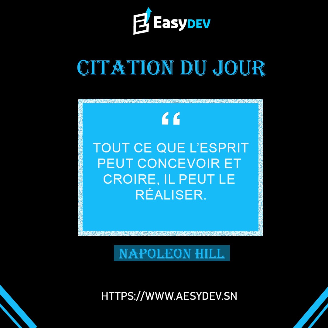 Easydevsn's tweet photo. Laissez votre esprit vous guider vers de nouvelles réalisations. #InspirationsQuotidiennes #Easydev https://t.co/IVmfCMd3bD