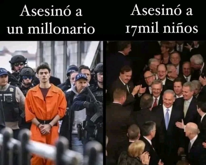 AndrsFernndezL's tweet photo. Así están las cosas en este mundo.
#IsraelTerroristState #TrumpEpsteinFiles https://t.co/r6KJvzZKsJ