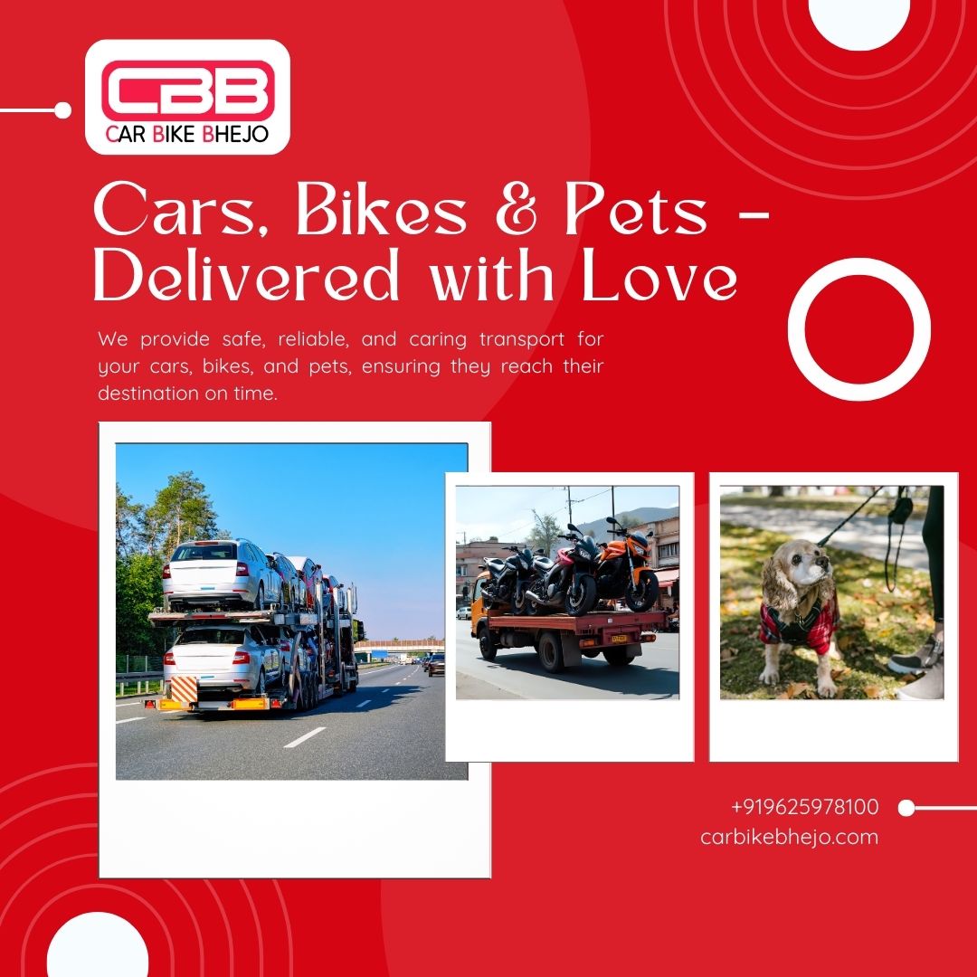 carbikebhejo's tweet image. 🚗🏍️🐾 Cars, Bikes &amp;amp; Pets – Delivered with Love!

Safe, on-time, door-to-door transport for your vehicles &amp;amp; furry friends. 💙

📞 +91 9625978100 | 🌐 carbikebhejo.com

#CarBikeBhejo #SafeDelivery #PetRelocation #VehicleTransport