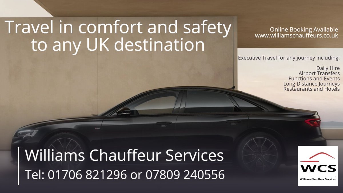 Williams Chauffeur Services tweet media