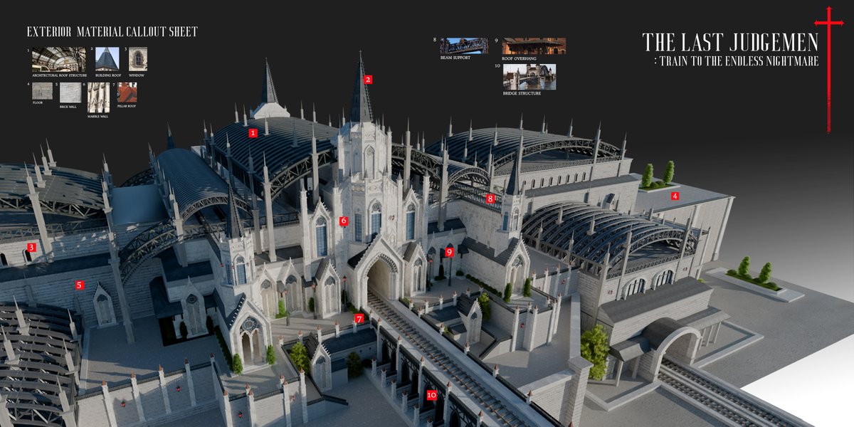 My first personal study Environmental concept art project created with Blender!
This project begins with my interesting in Gothic Architecture and Steampunk, how can I mix the different between 2 styles?
Special thanks to @.Asanee04 for all guidance from the start to finish 🙏