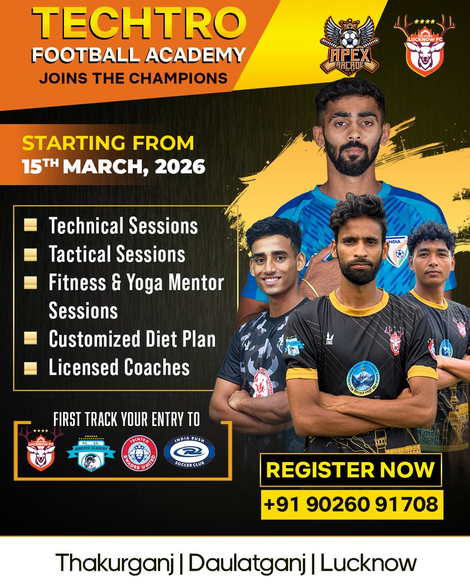 TECHTRO LUCKNOW FC tweet media
