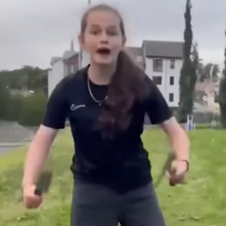 They tried to mock and smear this little girl as a racist liar after she was forced to defend herself from the savages the government imported. Never forget that.