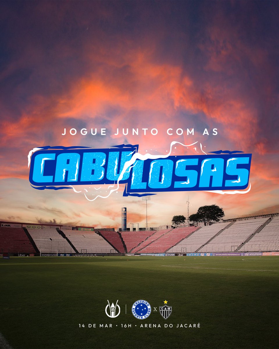 CruzeiroFem's tweet photo. Sábado é dia de jogar junto com elas! Já anota aí: as vendas para o clássico começam amanhã.

VAMOS, CABULOSAS! 💙🦊 https://t.co/1vpJfAseE9