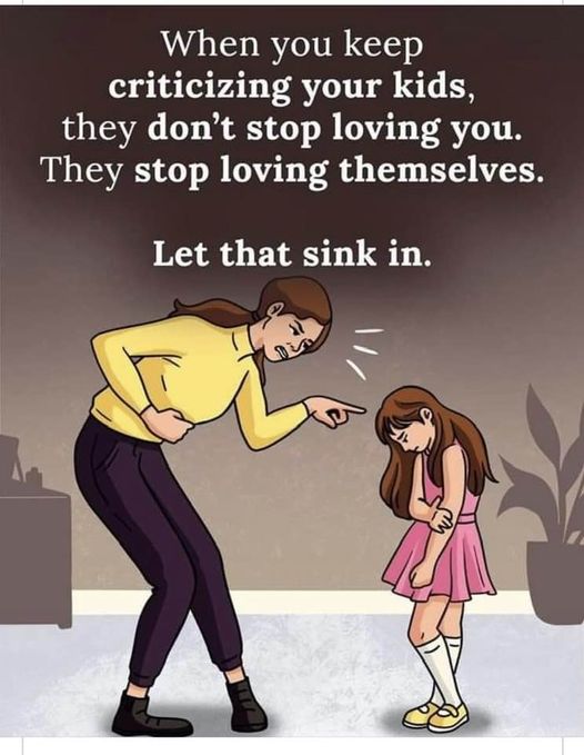 TrainingMindful's tweet image. #criticism #children #love