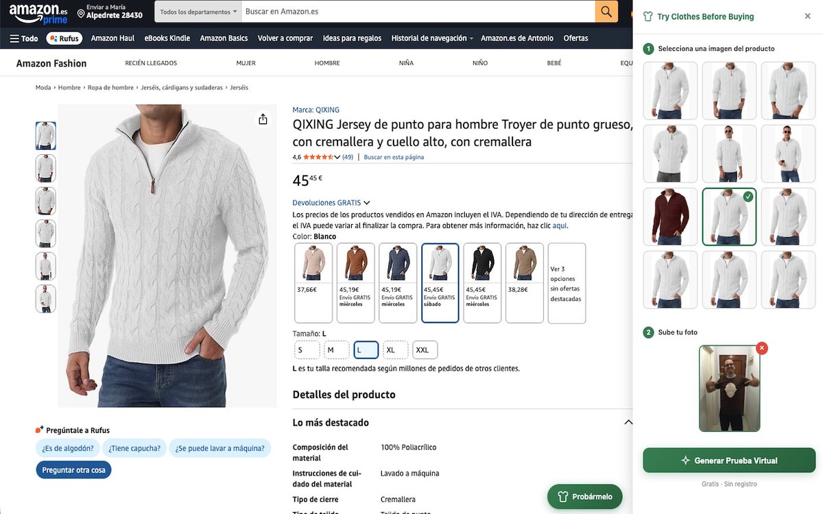 ablancodev's tweet photo. Pues ya la tenemos pendiente de revisión 🎉
#chromeExtension #probador #amazon https://t.co/9tB6l4FJsd